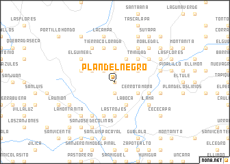 map of Plan del Negro