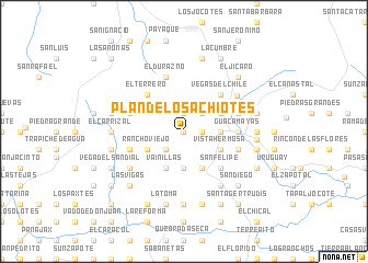 map of Plan de Los Achiotes