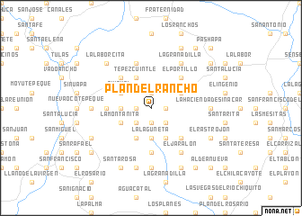 map of Plan del Rancho