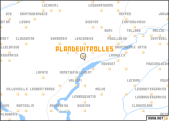 map of Plan-de-Vitrolles