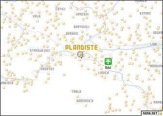 map of Plandište