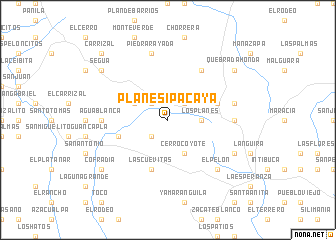 map of Planes Ipacaya