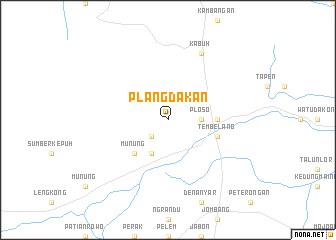 map of Plangdakan