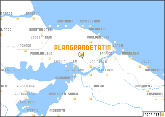 map of Plan Grande Tatín