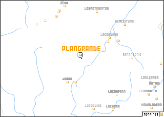 map of Plan Grande