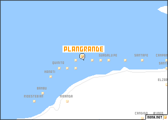 map of Plan Grande