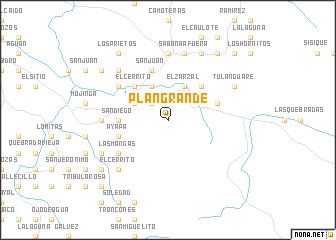 map of Plan Grande