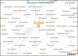 map of Planig