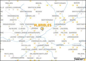 map of Planioles