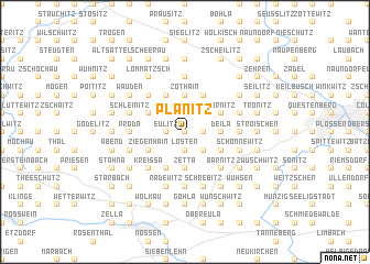 map of Planitz