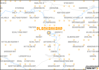 map of Plank am Kamp