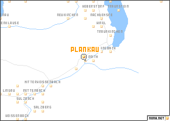 map of Plankau