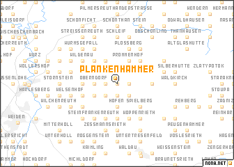 map of Plankenhammer