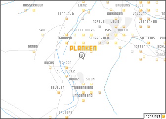 map of Planken