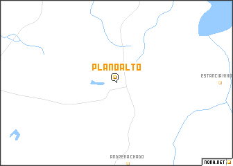 map of Plano Alto