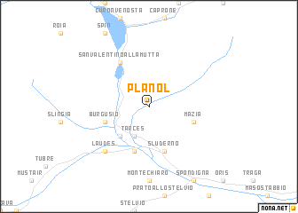 map of Planol