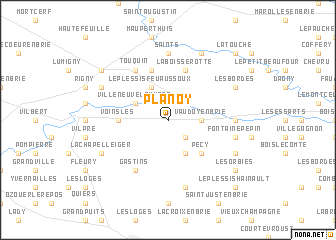 map of Planoy