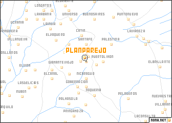 map of Plan Parejo