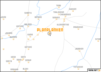 map of Planplanken