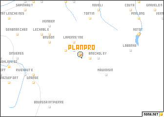 map of Plan Pro