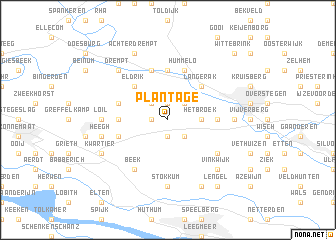 map of Plantage