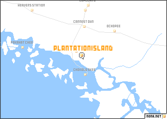 map of Plantation Island