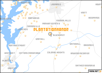 map of Plantation Manor