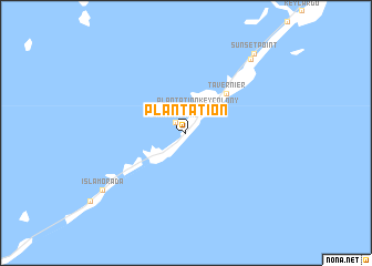 map of Plantation