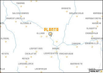 map of Planta