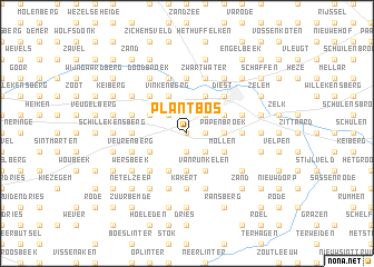 map of Plantbos