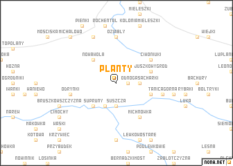 map of Planty