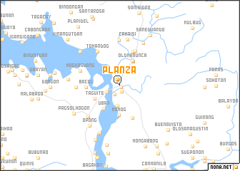 map of Planza