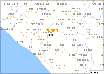 map of Plapa