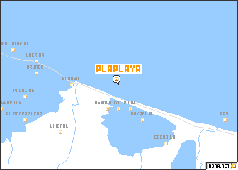 map of Plaplaya