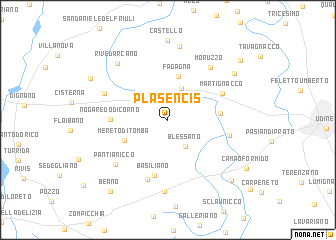 map of Plasencis