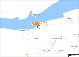 map of Plashkino