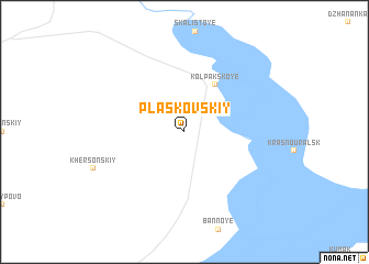 map of Plaskovskiy
