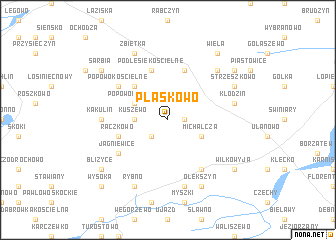 map of Pląskowo