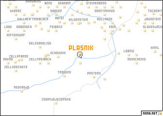 map of Plasnik