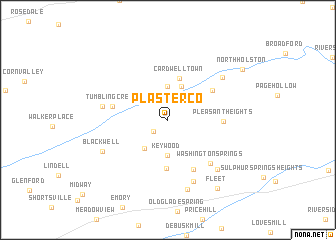 map of Plasterco