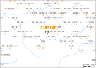 map of Plaştin