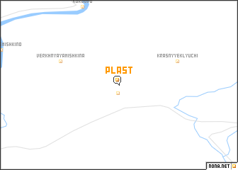 map of Plast