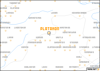 map of Platamón