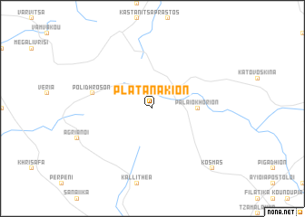 map of Platanákion