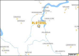 map of Platanal