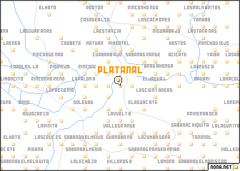 map of Platanal