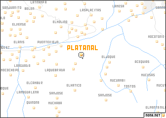 map of Platanal