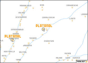 map of Platanal