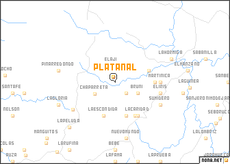 map of Platanal