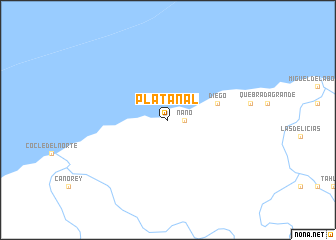 map of Platanal